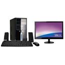 Computador Space BR com AMD Brazos C-60, 2GB, 320GB, Gravador de DVD, HDMI e Linux + Monitor LED AOC 21.5" E2251FWH