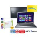 Notebook Samsung com Intel® Core™ i7-3630QM, 4GB, 500GB, Gravador de DVD, Leitor de Cartões, HDMI, LED 14" e Windows 8 + Office Home & Student 2013