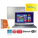 Ultrabook Samsung com Intel® Core™ i5-2537M, 4GB, 128GB SSD, Leitor de Cartões, Bluetooth, LED 13.3" e Windows 8 + Office 365 Home Premium 2013