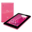 Tablet Multilaser Vibe NB037 com Tela 7", 4GB, Entrada Mini USB, Slot para Cartão, Wi-Fi, Suporte à Modem 3G e Android 4.0 - Rosa