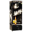 Refrigerador Vertical Gelopar para Bebida e Cervejaria GRBA-450PL - Preto