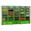Refrigerador Vertical Gelopar Frost Free GRVC-2500 Verde / Branco com Controlador Eletrônico Digital e Porta com Fechamento Automático - 2492 L
