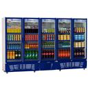 Refrigerador Vertical Gelopar Frost Free GRVC-2500 Azul / Branco com Controlador Eletrônico Digital e Porta com Fechamento Automático - 2492 L