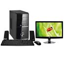 Computador Space BR com Intel® Dual Core™, 2GB, 320GB, Gravador de DVD e Windows 8 + Monitor LCD LED AOC 15.6" Widescreen