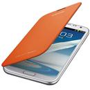 Capa Flip Cover Samsung S-EFC1J9FOEGSTDI para Galaxy Note II - Laranja