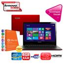 Notebook Lenovo S400 Slim com Intel® Core™ i3-2365M, 4GB, 500GB, Leitor de Cartões, HDMI, LED 14” e Windows 8 + Microsoft Office 365 Home Premium