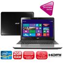 Notebook Acer Aspire E1-471-6613 com Intel® Core i3-2328M, 2GB, 320GB, Gravador de DVD, Leitor de Cartões, HDMI, Wireless, Webcam, LED 14" e Windows 8
