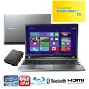 Notebook Samsung 550P5C-AD2 com Intel® Core™ i5 3210M, 6GB, 1TB, HDMI, NVIDIA GeForce, LED 15.6” e Windows 8 + HD Externo Portátil Samsung M3 500GB