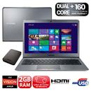 Notebook Ultrafino Samsung 535U3C-AD1 com AMD A4-4355M, 2GB, 500GB, Leitor de Cartões, LED 13.3" e Windows 8 + HD Externo Portátil Samsung M3 500GB
