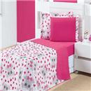 Enxoval Cama Infantil Enxovais Aquarela Coleção Kids 4 Peças - Caveira Cinza
