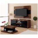 Rack Artely Florence 2242 + Painel Artely Florence 2243 + Mesa de Centro Artely Florence 2244 - Imbuia/Preto