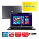 Notebook Acer Aspire V3-571-6855 com Intel® Core™ i5-2450M, 6GB, 500GB, Gravador de DVD, Leitor de Cartões, HDMI, Wireless, LED 15.6" e Windows 8