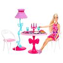 Móvel com Boneca Mattel Barbie Real - Mesa de Jantar Y1319/X7942