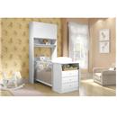 Berço-cômoda Multimóveis Chantilly 0516.010.010 - Branco