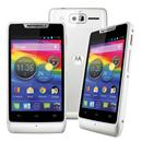 Celular Desbloqueado Motorola RAZR™ D1 Branco com TV, Dual Chip, Processador de 1.0GHz, Android 4.1, Câmera 5MP, 3G, WiFi, Bluetooth e Serviços Google