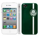 iPhone 4 Apple 8GB TIM com Câmera 5MP, Touch Screen, GPS, MP3, Bluetooth e Wi-Fi - Branco + Capa iKase Palmeiras para iPhone 4/4S - Verde