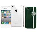iPhone 4S Apple 16GB TIM com Câmera 8MP, Touch Screen, 3G, GPS, Bluetooth e Wi-Fi - Branco + Capa iKase Palmeiras para iPhone 4/4S - Verde