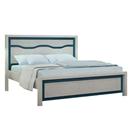 Cama de Casal Palmeira Elegans 19600 - Ciliégio/Azul