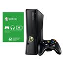 Console Microsoft Xbox 360 Preto Fosco com 250GB de Memória + Xbox Live Gold - 12 Meses