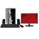 Computador SpaceBr com Intel® Core i5-2310, 6 GB, 1TB, Gravador de DVD, HDMI e Windows 8 + Monitor LCD LED Samsung 18.5" Widescreen