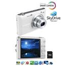 Câmera Samsung Smart ST150F Branca - Wi-Fi Embutido, 16.2 Megapixels, 5x Zoom Óptico, Vídeos HD, Estabilização Digital de Imagem + Cartão 4GB