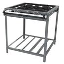 Fogão Industrial Venax FI 430 2 com 4 Bocas Bivolt - Cinza