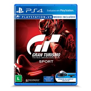 Jogo Gran Turismo Sport - PS4