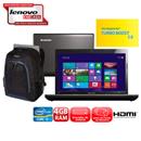 Notebook Lenovo G480 com Intel® Core™ i5, 4GB, 1TB, Gravador de DVD, Leitor de Cartões, HDMI, LED 14" e Windows 8 + Mochila Targus para Notebook 16"