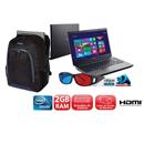 Notebook Positivo Unique 3D, Intel® Dual Core, 2GB, 250GB, Gravador de DVD, Leitor de Cartões, HDMI, LED 14 e Windows 8+Mochila Targus p/ Notebook 16"