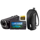 Filmadora Full HD 02420716 HDR PJ230 Preto Sony + Capa para Câmera 2605450 LCS BBEB Preto Sony