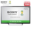 TV 42" LED Sony KDL-42R474A Full HD com Conversor Digital, Rádio FM e Entradas HDMI e USB