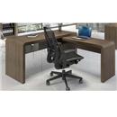 Mesa de Trabalho Ditália com Gaveta - Zurich/Cinza