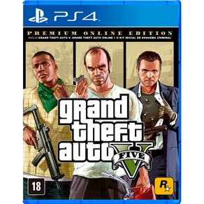 Jogo Grand Theft Auto V - Premium Online Edition - PS4