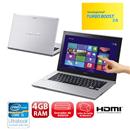 Ultrabook Sony Vaio SVT14117CBS com Intel® Core™ i5-3337U, 4GB, 320GB, 24GB SSD, Gravador de DVD, Leitor de Cartões, HDMI, Tela Touch 14” e Windows 8
