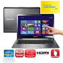 Ultrabook Samsung NP540U3C-AD2BR com Intel® Core™ i5-3317U, 4GB, 500GB, 24GB SSD, Leitor de Cartões, HDMI, Bluetooth, Tela Touch 13.3” e Windows 8