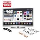 TV 72" Cinema 3D LED LG 72LM9500 Full HD com Smart TV, Conversor Digital, Entradas HDMI e USB, 4 Óculos 3D, 2 Óculos Dual Play e Magic Remote Voice