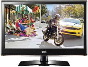 TV LG 22LV2500 LCD LED 22 polegadas conversor digital