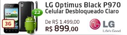 LG Optimus Black P970 Celular Desbloqueado Claro