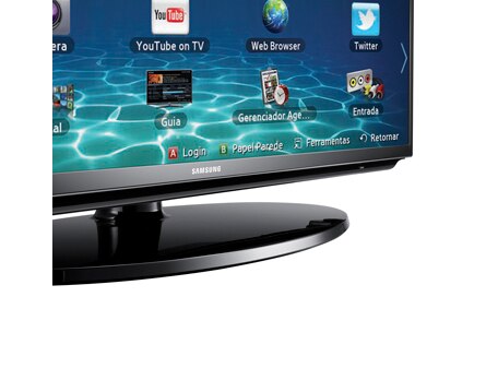 Detalhe inferior da TV 40&rdquo; LED Samsung S&eacute;rie EH5300 UN40EH5300GXZD