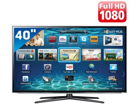 TV LED Samsung S&eacute;rie 6 ES6100 40 polegadas