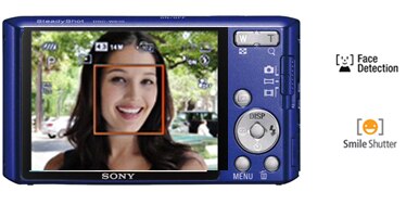 Câmera Fotográfica Digital Sony Detector Face Sorriso